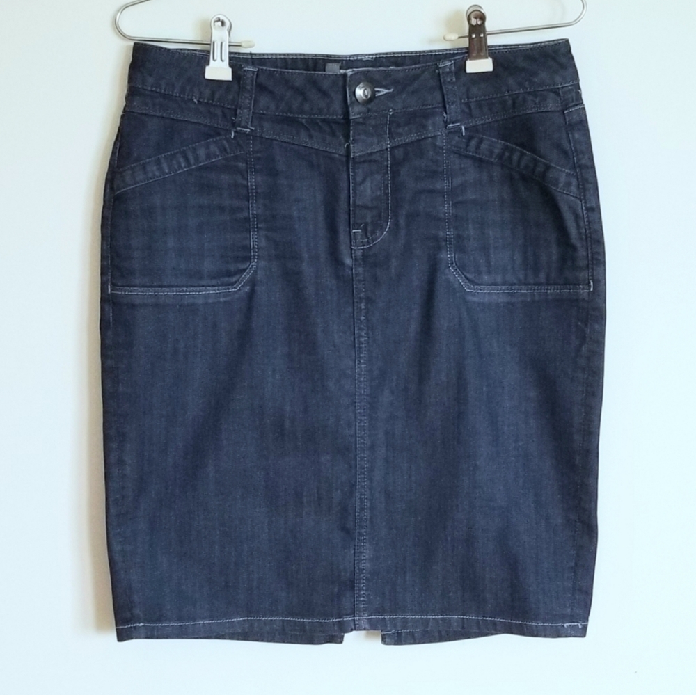 ANTHROPOLOGIE DENIM SKIRT LEVEL 99